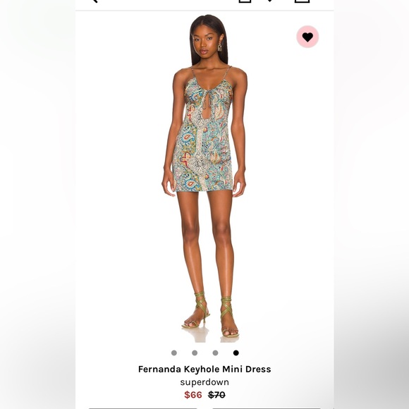 Revolve Superdown Fernanda Keyhole Mini dress - Picture 2 of 4